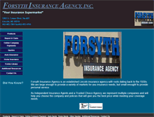 Tablet Screenshot of forsythins.com